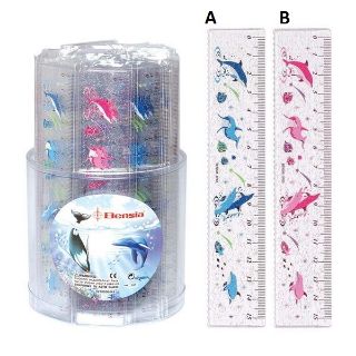 Obrázek z Pravítko delfín 15cm, 2dr 